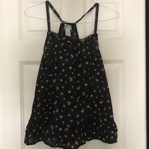 Black and floral tank top - NWT
